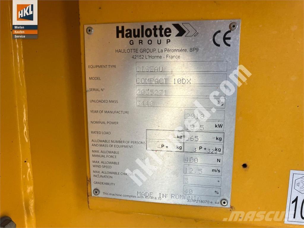 Haulotte COMPACT 10 DX Bouw - Overige