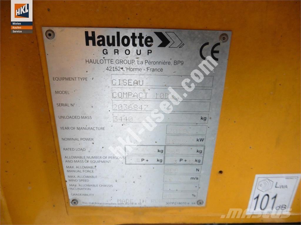 Haulotte COMPACT 10 DX Bouw - Overige