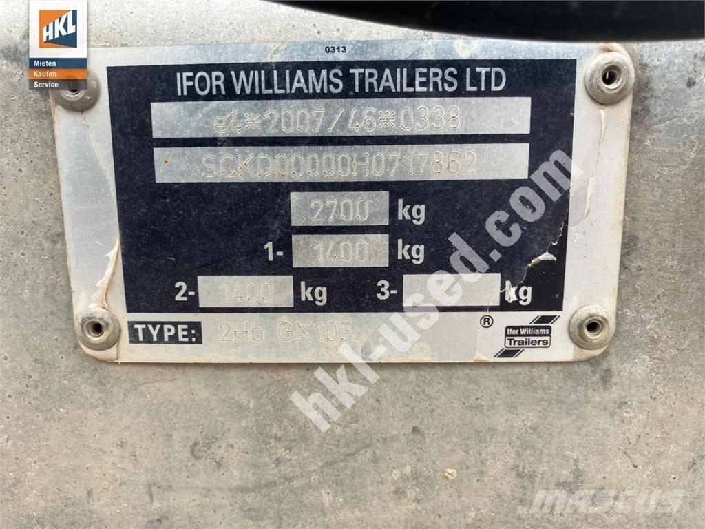 Ifor Williams GX 105 Bouw - Overige