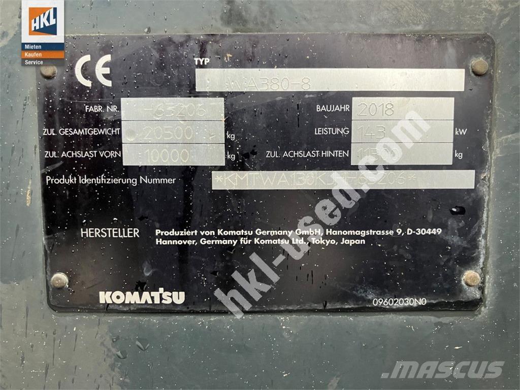 Komatsu WA 380-8 Wielladers