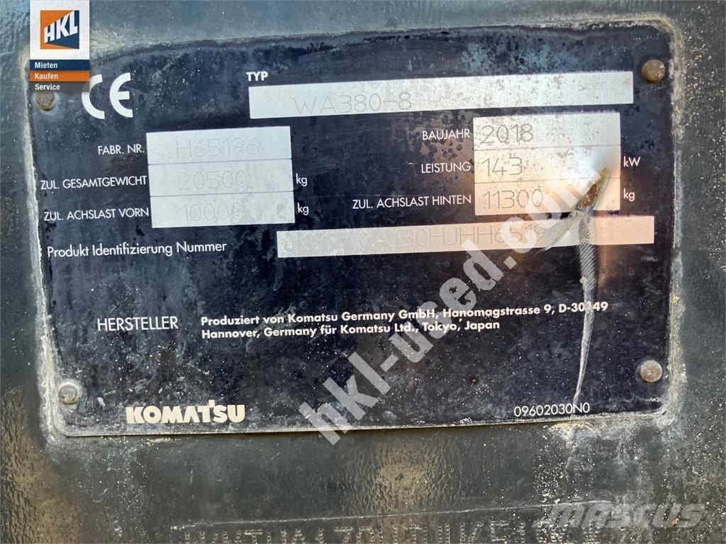 Komatsu WA 380-8 Wielladers