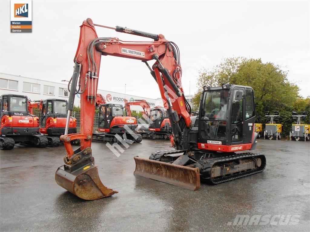 Kubota KX 080-4 Minigraafmachines < 7t