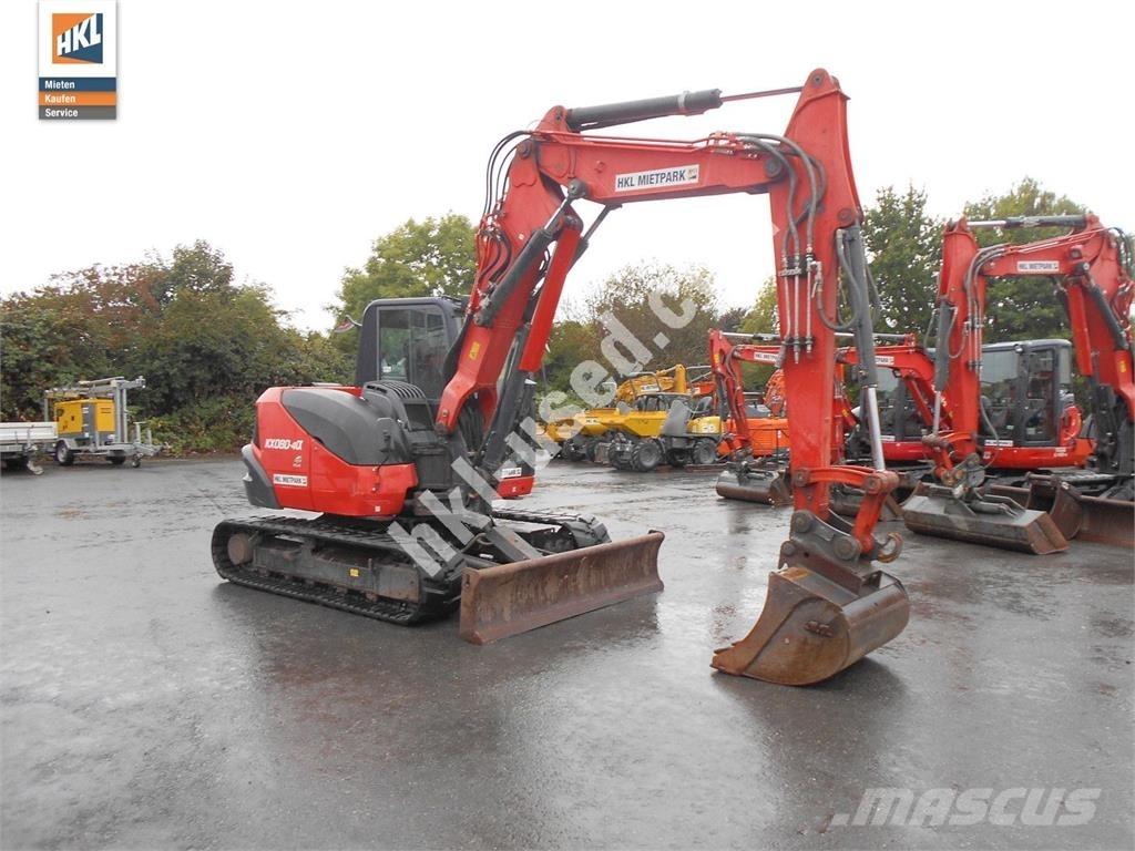 Kubota KX 080-4 Minigraafmachines < 7t