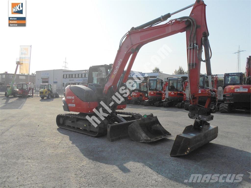 Kubota KX 080-4 Minigraafmachines < 7t