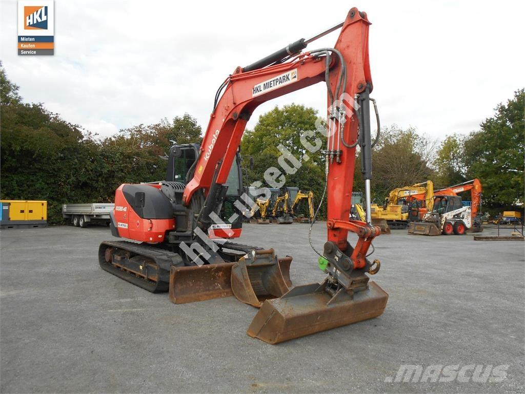 Kubota KX 080-4 Minigraafmachines < 7t
