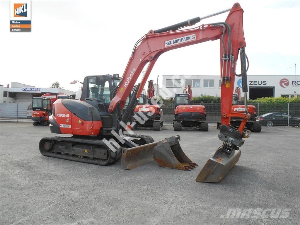Kubota KX 080-4 Minigraafmachines < 7t