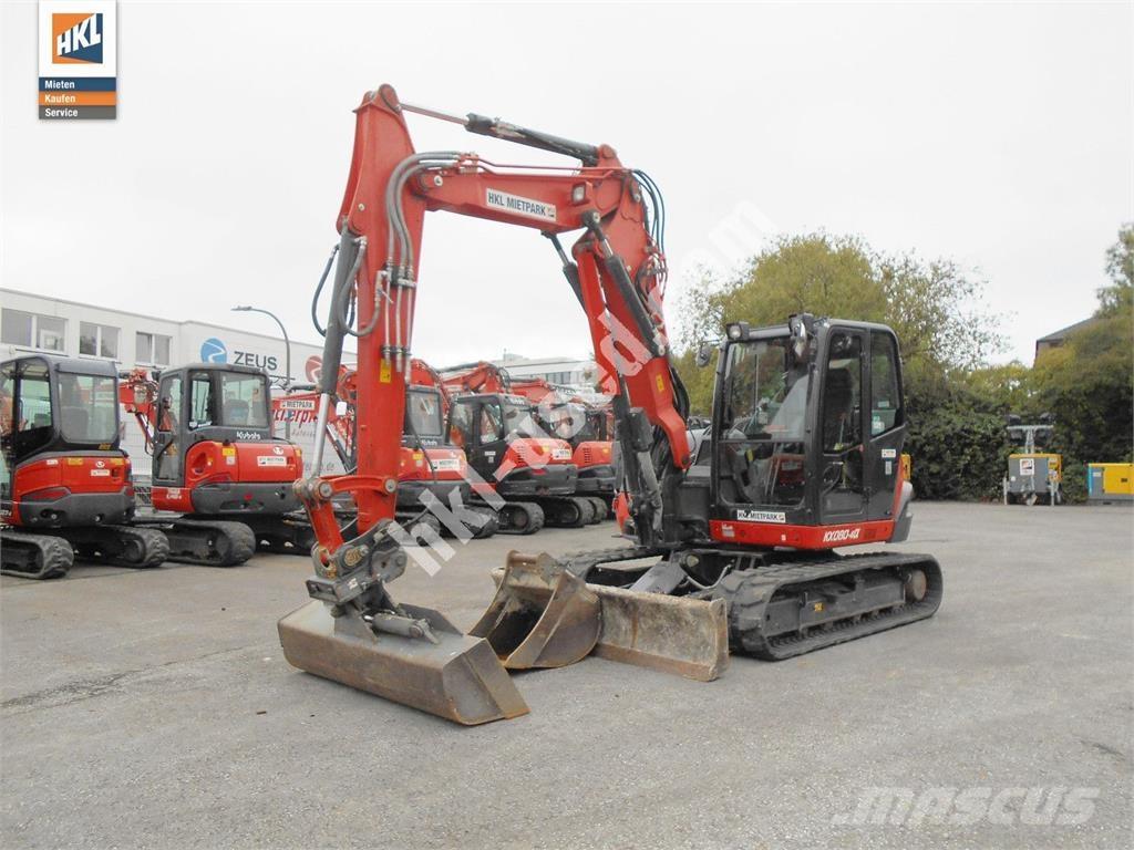 Kubota KX 080-4 Minigraafmachines < 7t