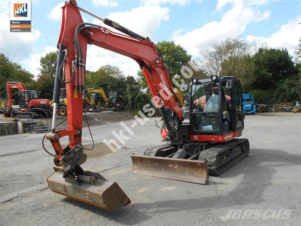 Kubota KX 080-4 Minigraafmachines < 7t