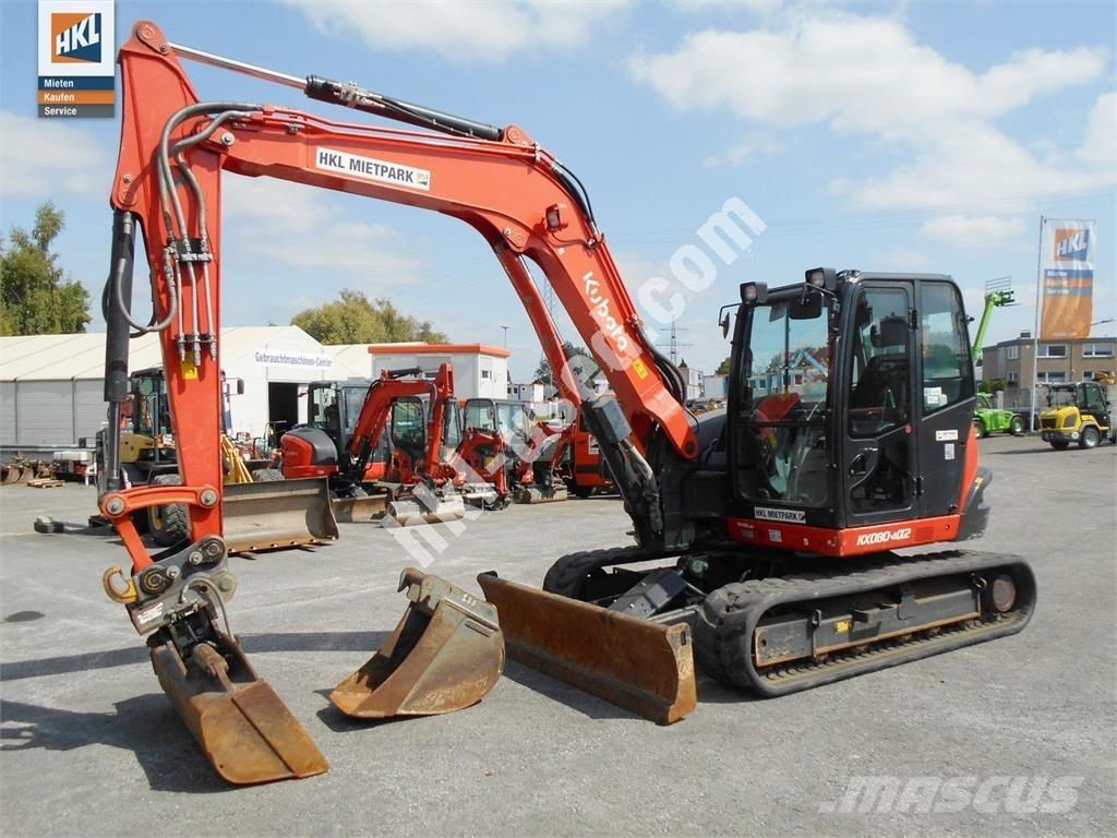 Kubota KX 080-4 Minigraafmachines < 7t