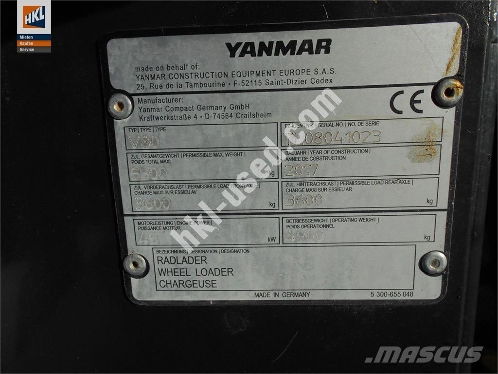 Yanmar V 80 Wielladers