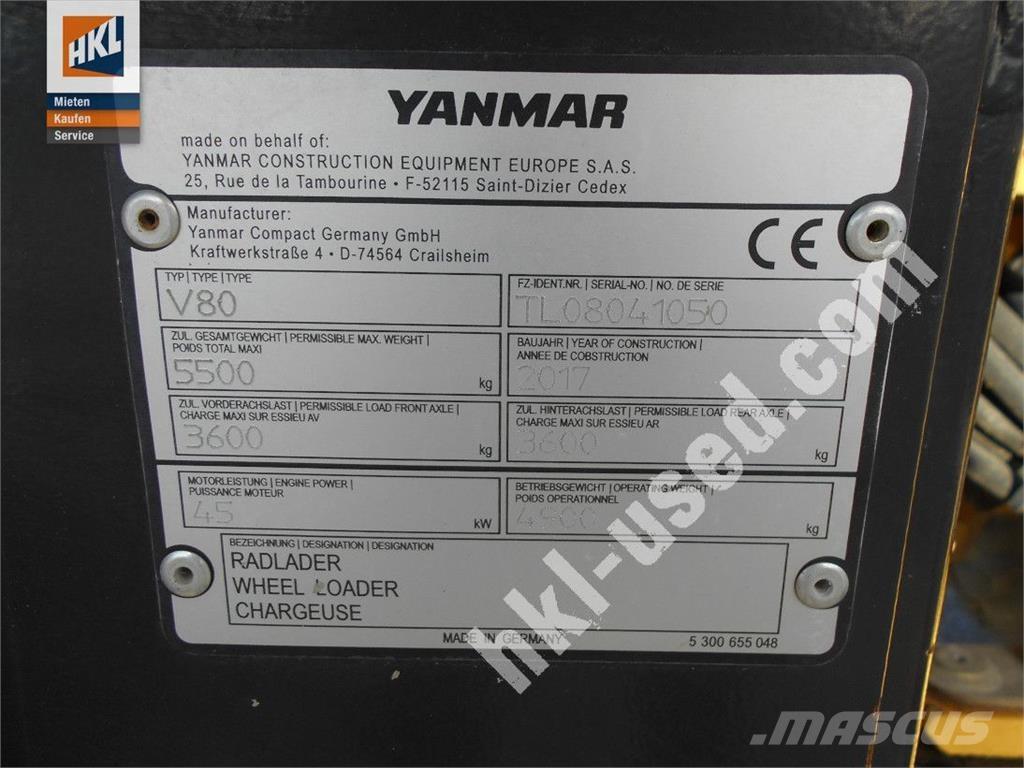 Yanmar V 80 Wielladers