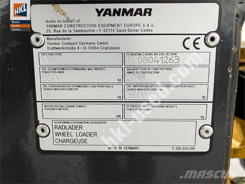 Yanmar V 80 Wielladers