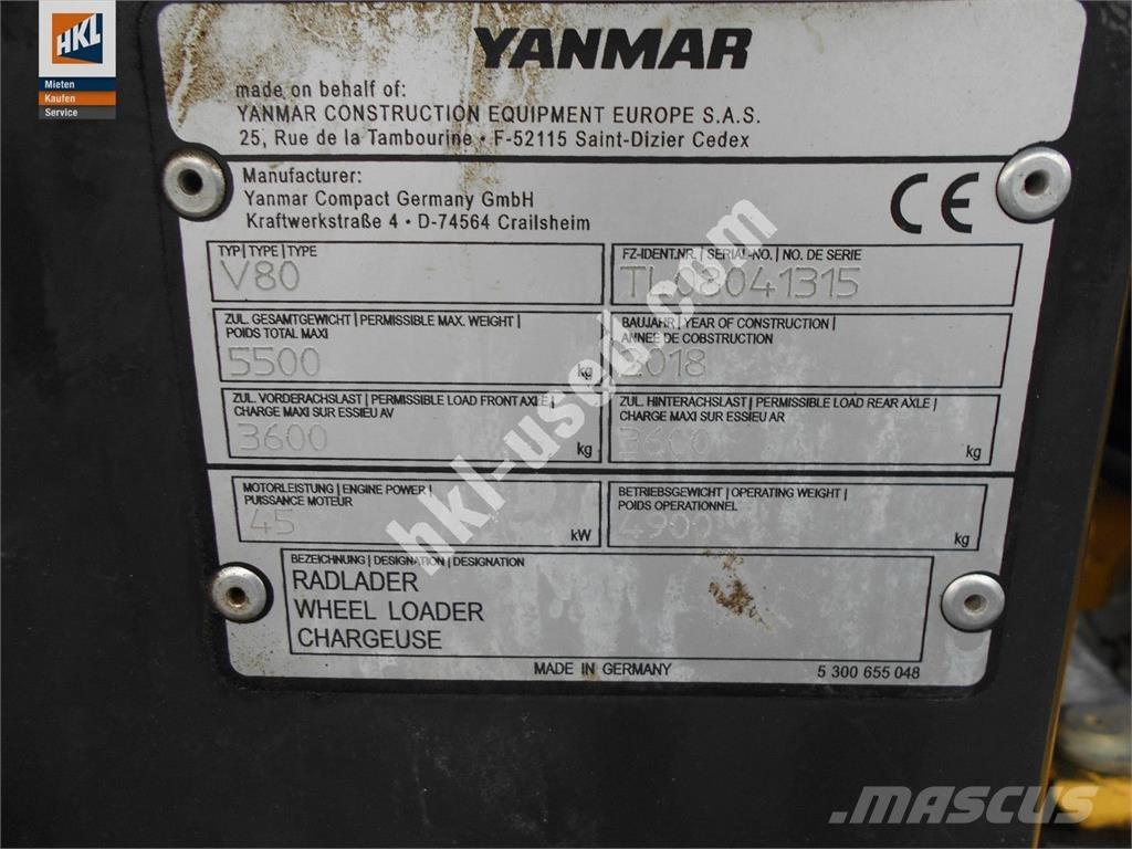Yanmar V 80 Wielladers