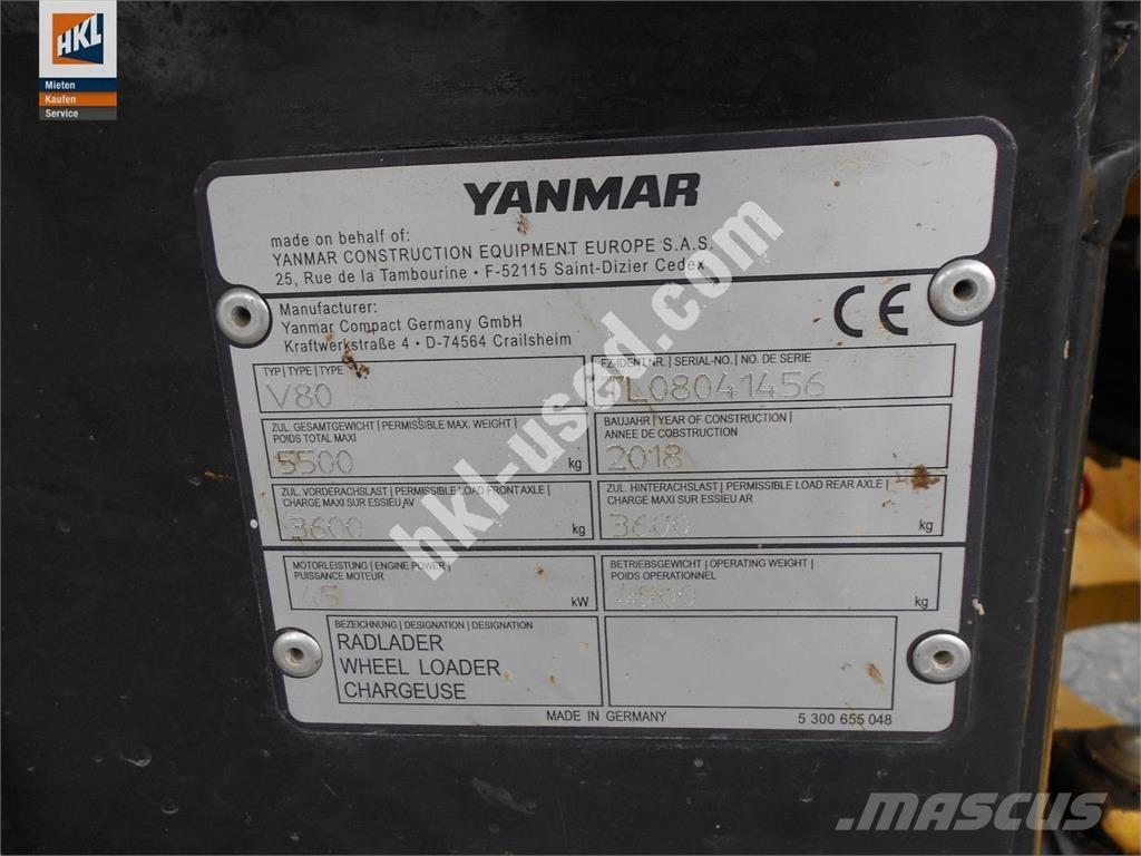 Yanmar V 80 Wielladers