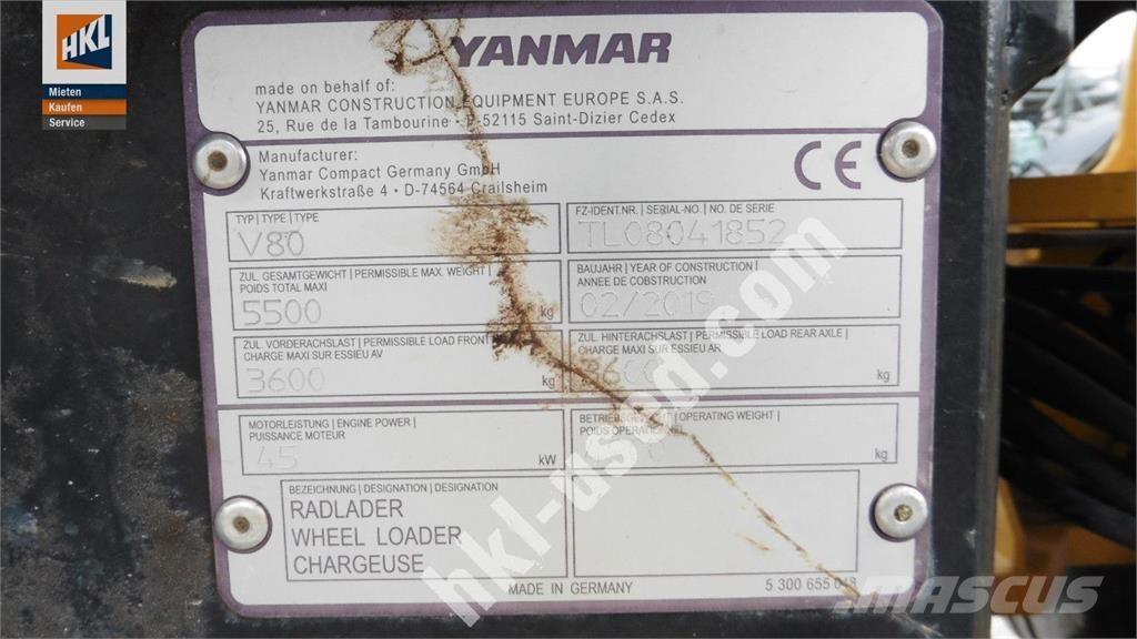 Yanmar V 80 Wielladers