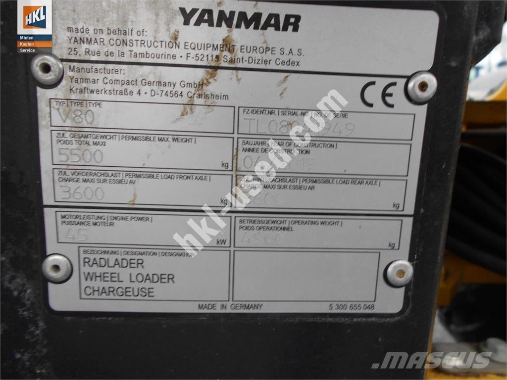 Yanmar V 80 Wielladers