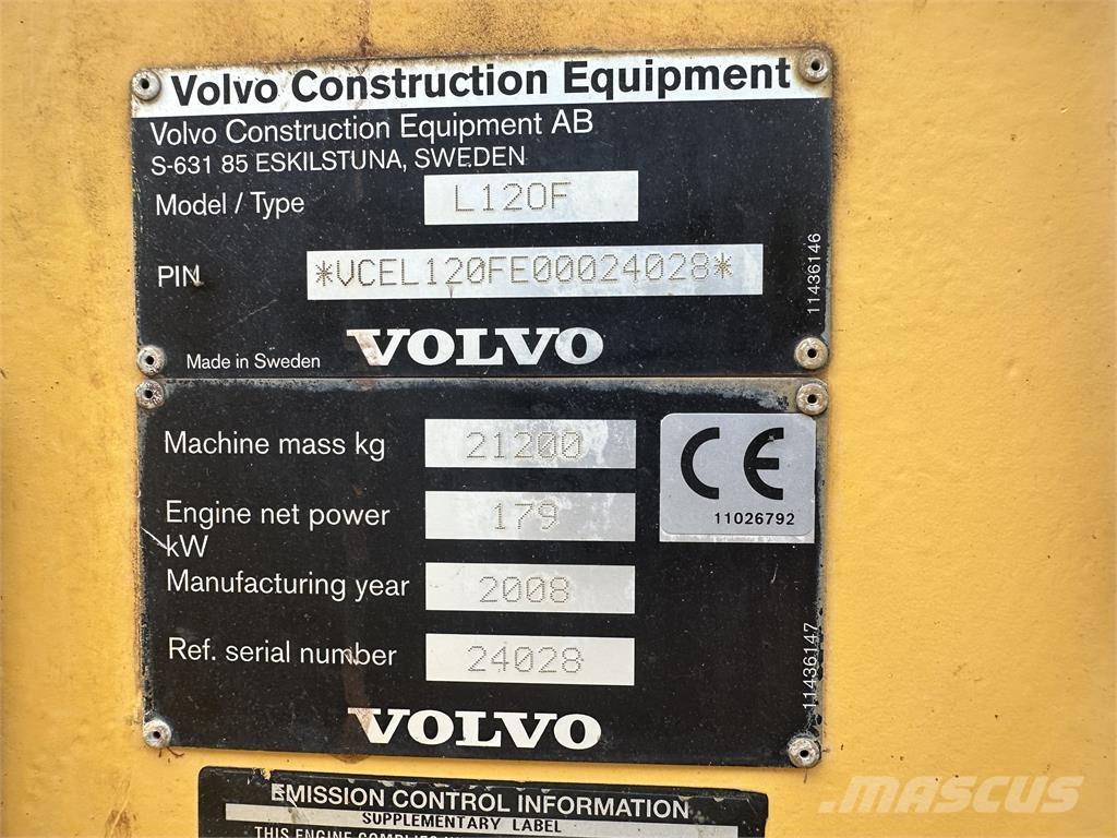 Volvo L120F Wielladers