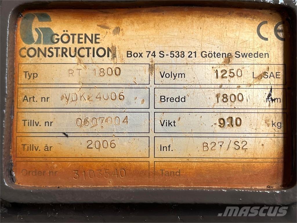  1800 mm Planerskovl Bakken