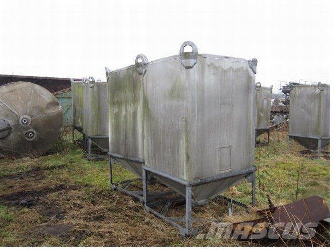  2000 Ltr. Silo, alu - 10 stk. Overige componenten
