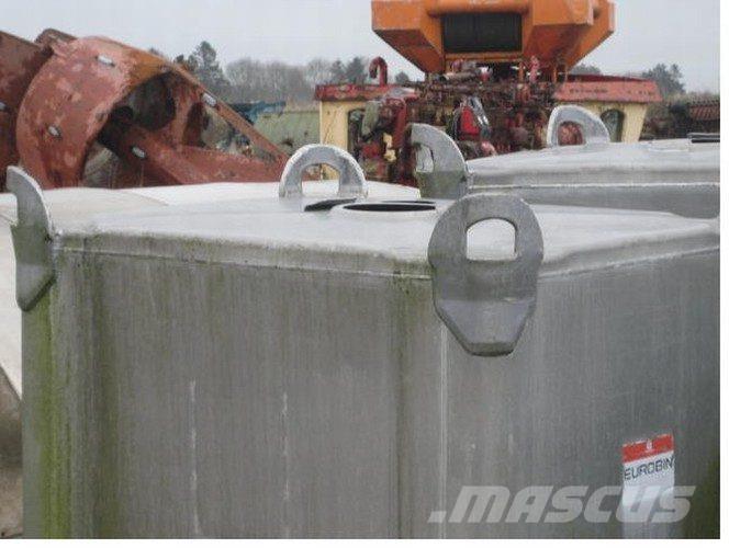  2000 Ltr. Silo, alu - 10 stk. Overige componenten