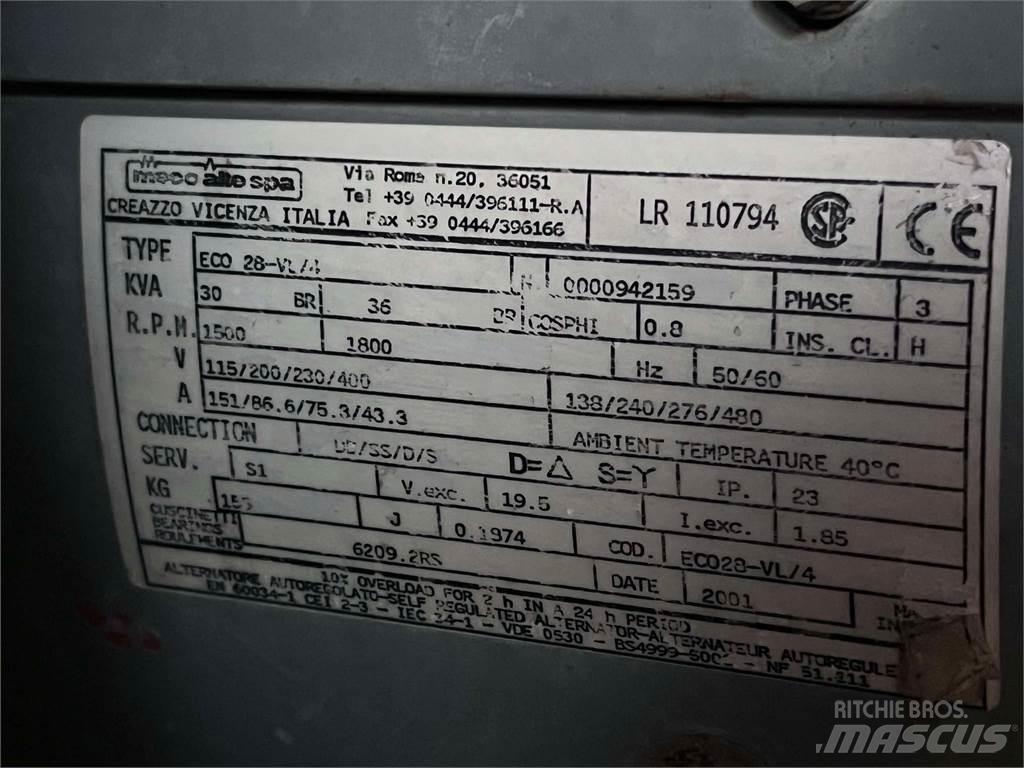  30 kVA Perkins generator Motoren