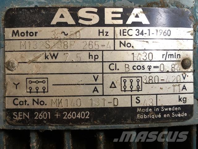  5,5 kW Asea E-Motor Motoren