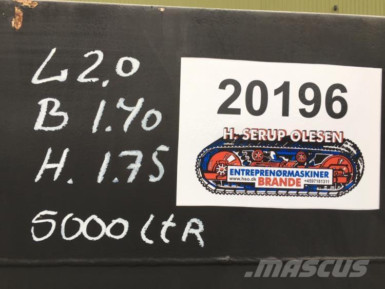  5000 Ltr. Tank Overige componenten