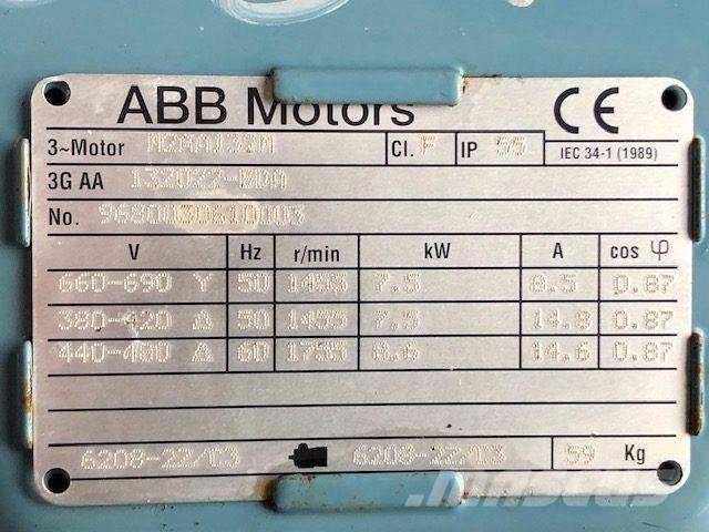  7,5 kW Vinkelgearmotor Motoren