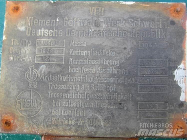  Capstan spil VEB 1AVSP3 Takels, lieren en materiaalliften