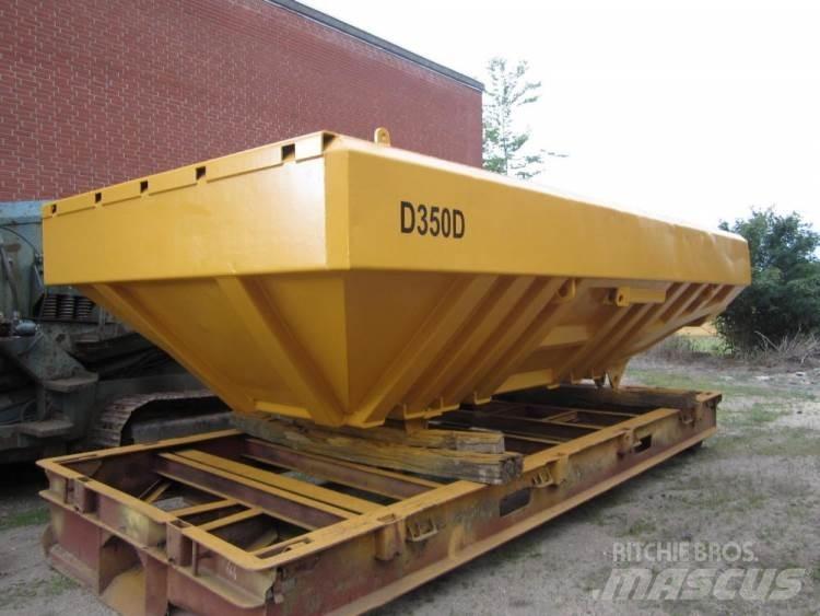 CAT D350D dumperkasse, brugt Mini Dumpers
