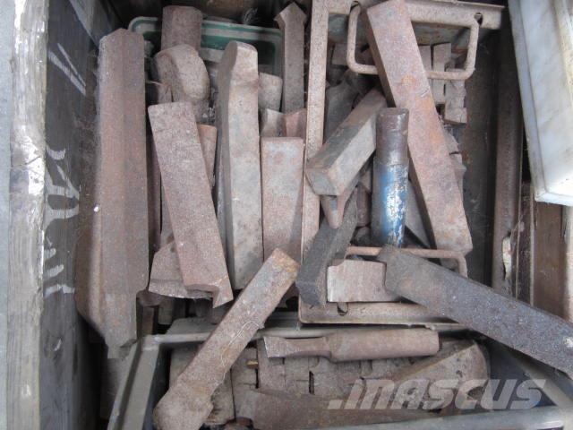  Drejestål, diverse Overige componenten