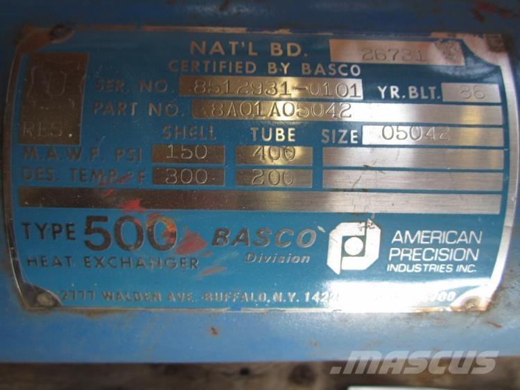  Dypkoger Basco Type 500 Overige componenten