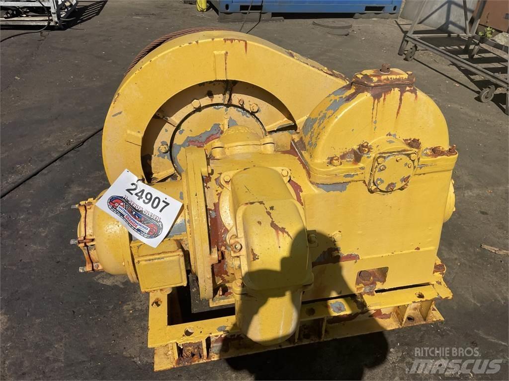  El-spil med gear og bremse Takels, lieren en materiaalliften