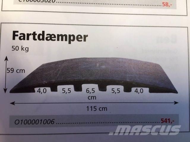  Fartdæmpere - 26 stk. Overige componenten