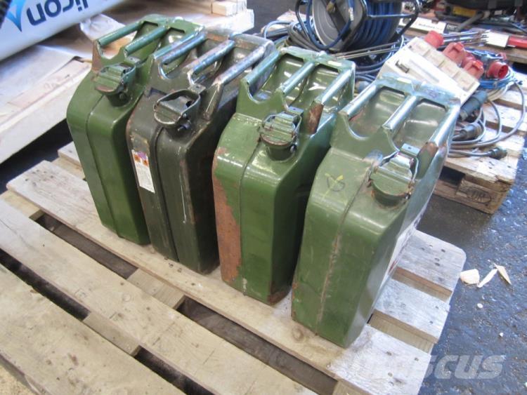  Jerrycans 20 Ltr. - 4 stk. Overige componenten