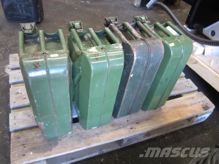  Jerrycans 20 Ltr. - 4 stk. Overige componenten