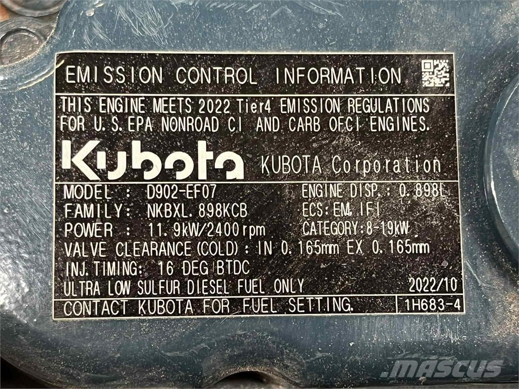 Kubota D902-EF07 motor Motoren