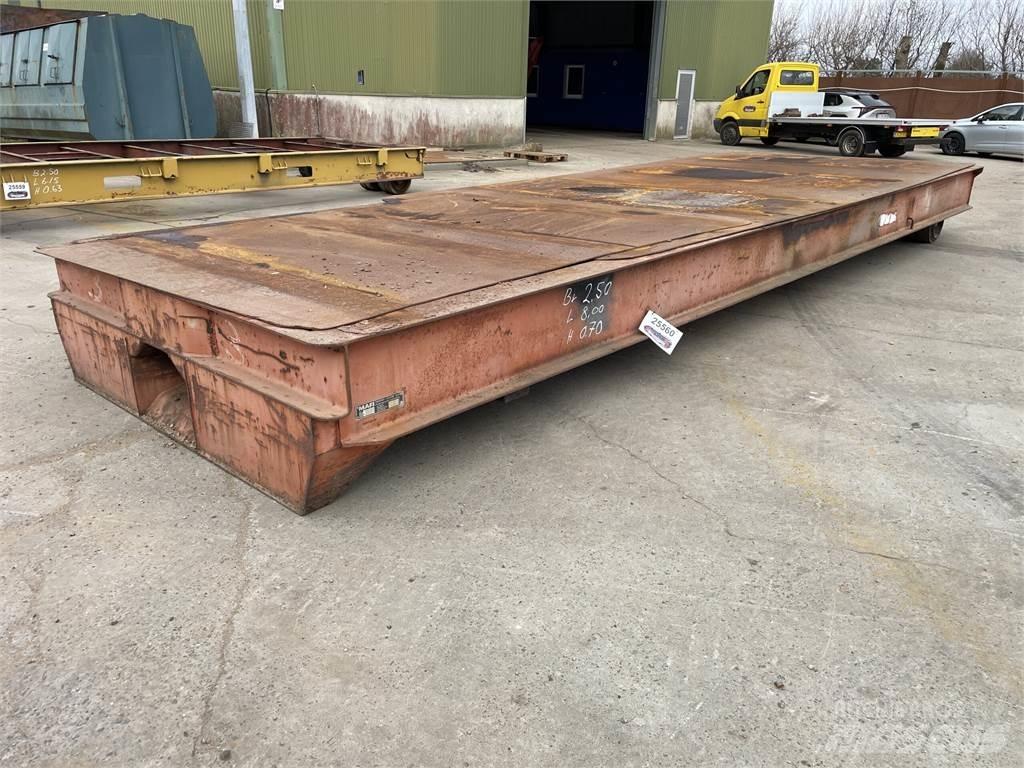 Mafi trailer 20ft - 25 ton Diepladers