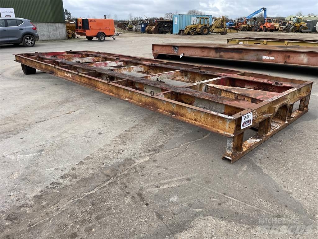 Mafi trailer 20ft - 25 ton Diepladers
