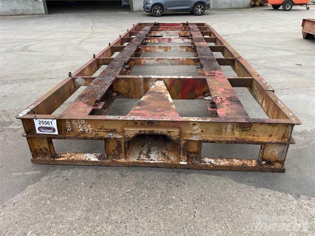 Mafi trailer 20ft - 25 ton Diepladers