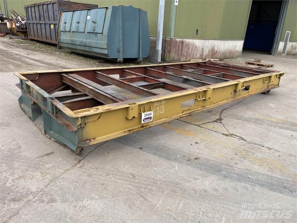  Maft trailer 20ft - 25 ton Diepladers