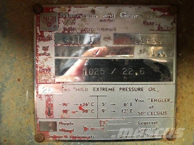  MGH gear Type 431T Versnellingsbakken
