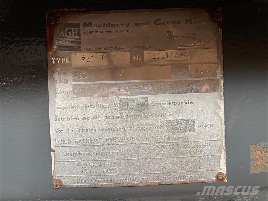  MGH Type 731 T gear - 39:1 Versnellingsbakken