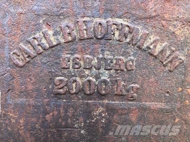  Rammeslag ca. 2000 kg Overige componenten