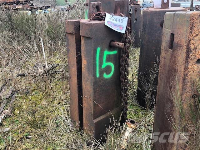  Rammeslag ca. 2000 kg Overige componenten