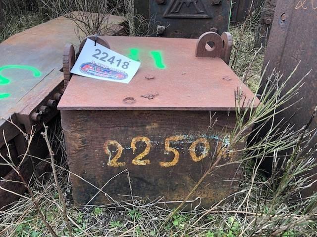  Rammeslag ca. 2250 kg Overige componenten