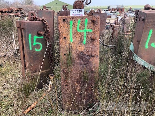  Rammeslag ca. 3000 kg Overige componenten