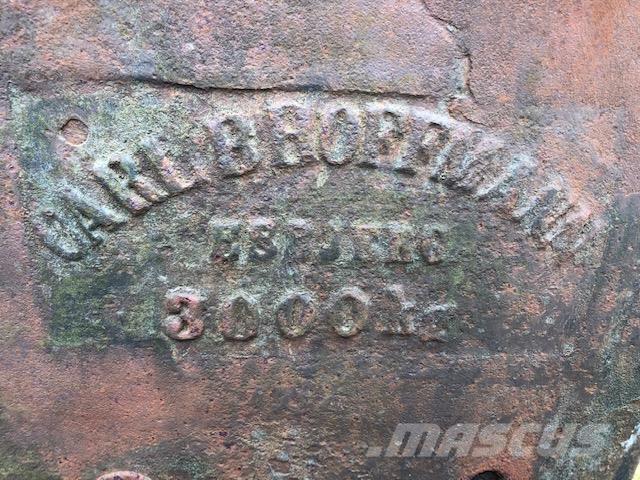  Rammeslag ca. 3000 kg Overige componenten