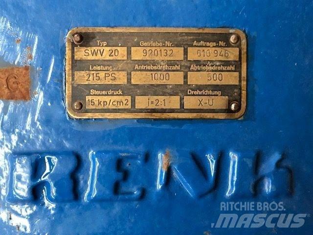 Renk Type SWV20 Versnellingsbakken