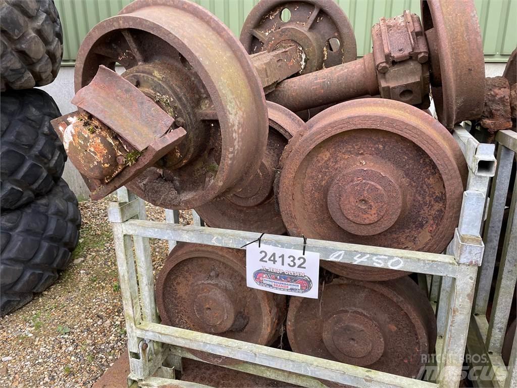  Skinnehjul ø450 mm + flange Banden, wielen en velgen